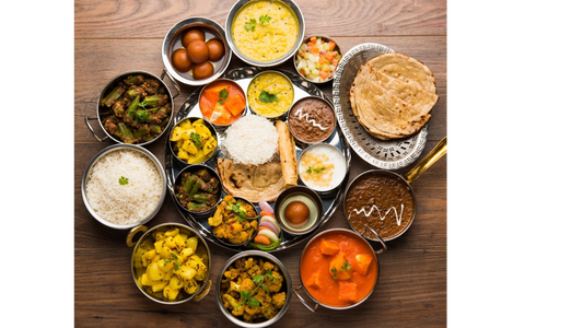 A multi cuisine Indian Thali