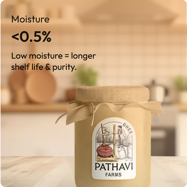 Pathavi Farms Authentic Cow Ghee (Brown Ghee) nutritional info 2
