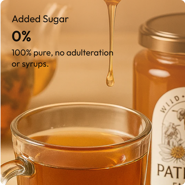 100% Natural Honey nutritional info 1